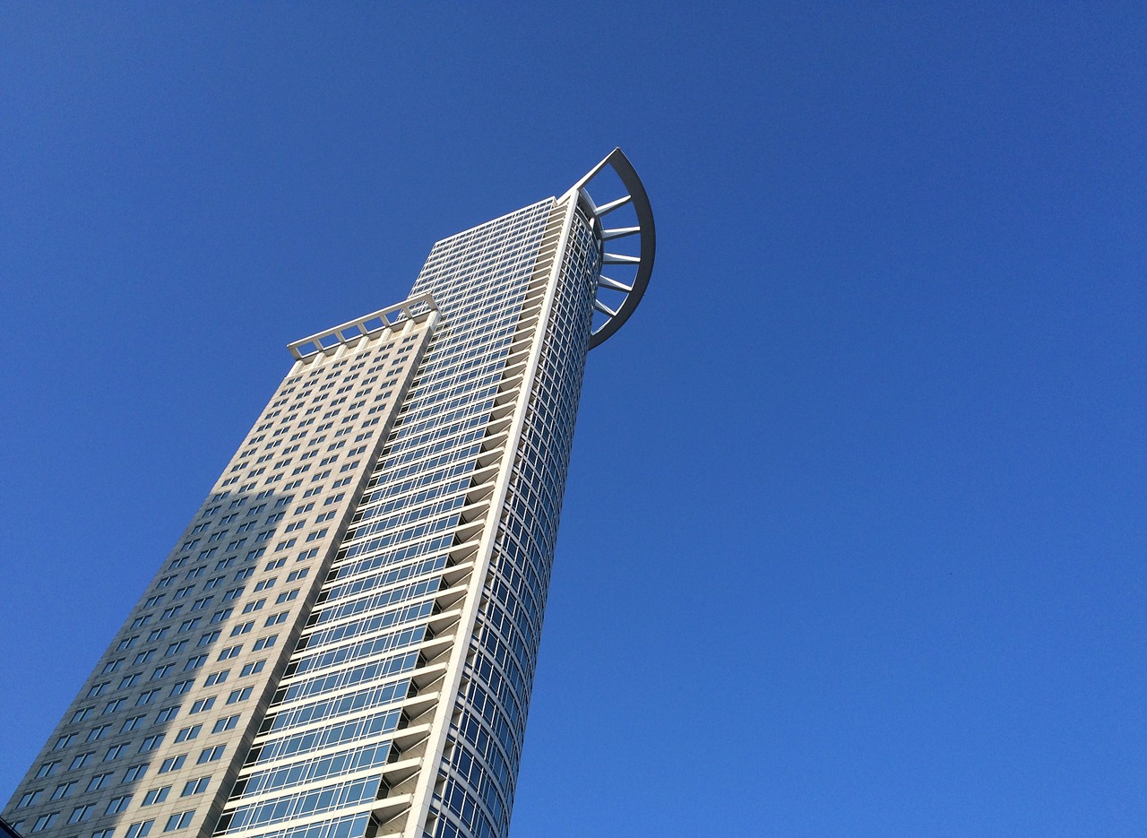 skyscraper frankfurt city free photo