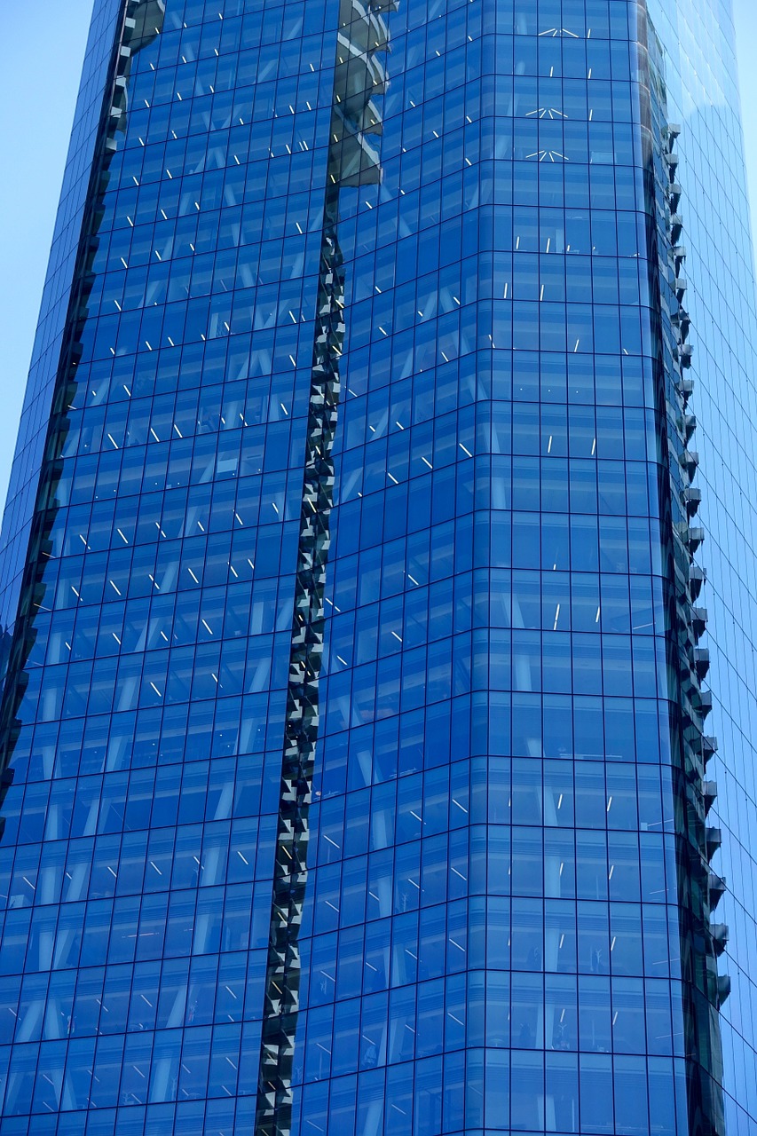 skyscraper glass office building exterior free photo