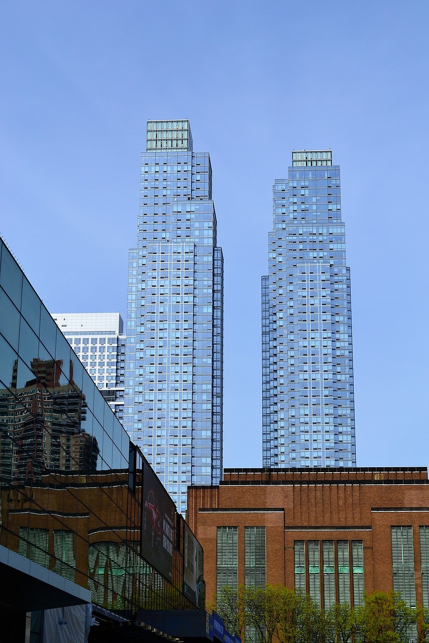 skyscrapers new york city manhattan free photo