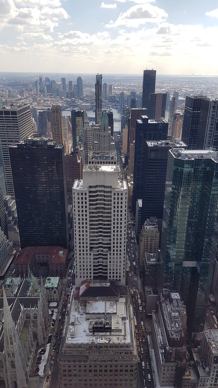 skyscrapers  new york city  nyc free photo