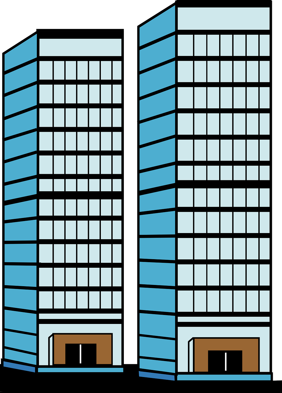 skyscrapers height door free photo