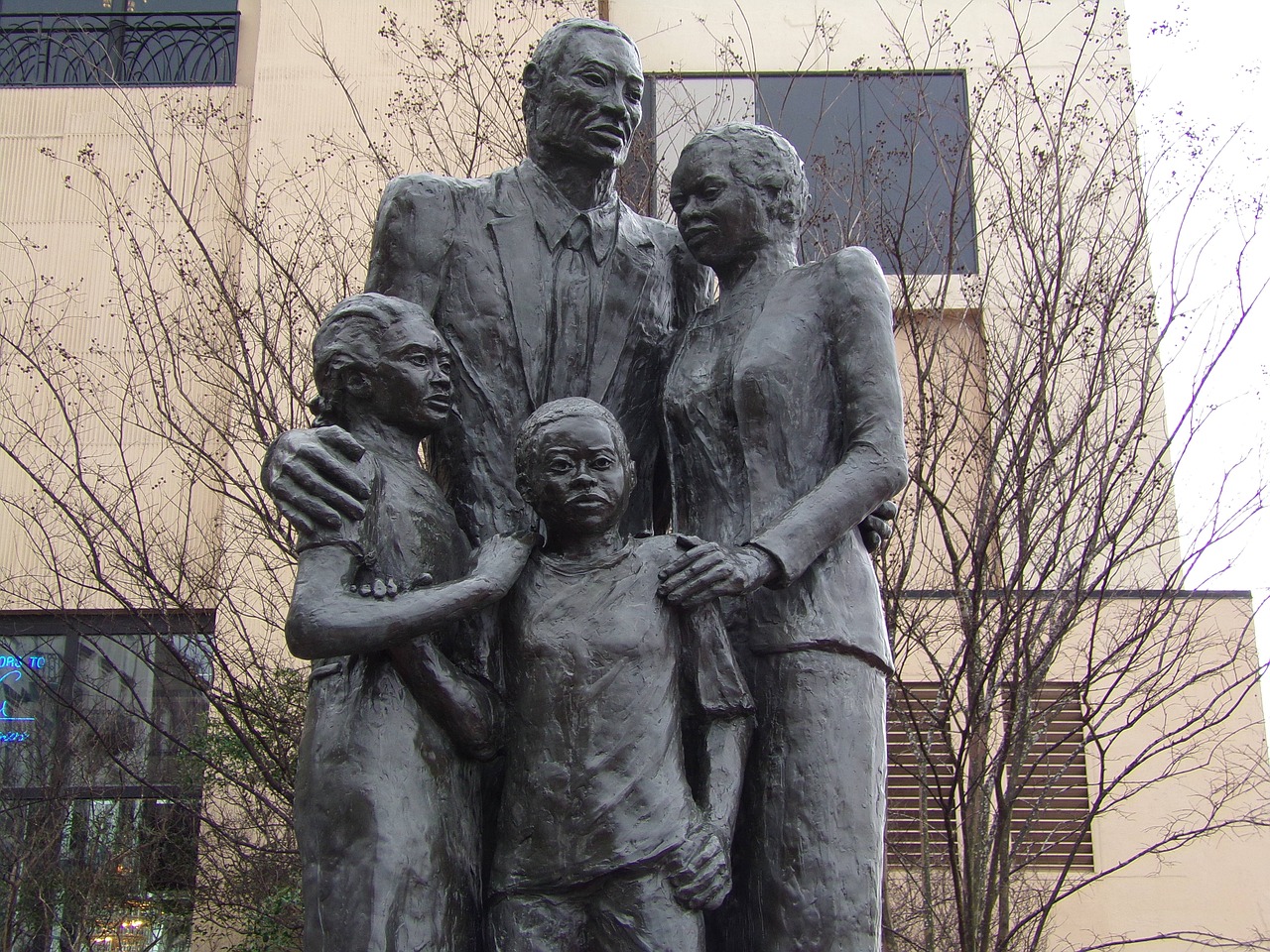 slave family statue heritage free photo