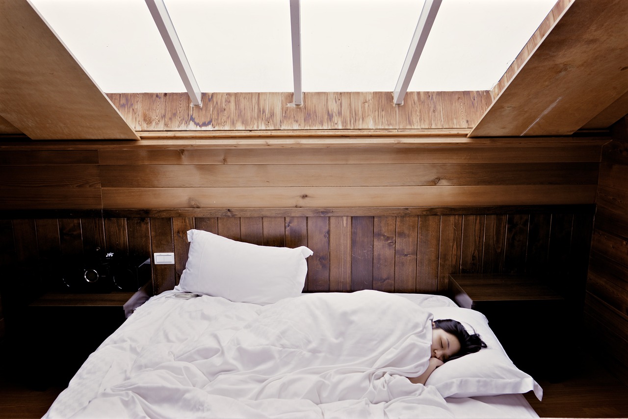 sleep bed woman free photo