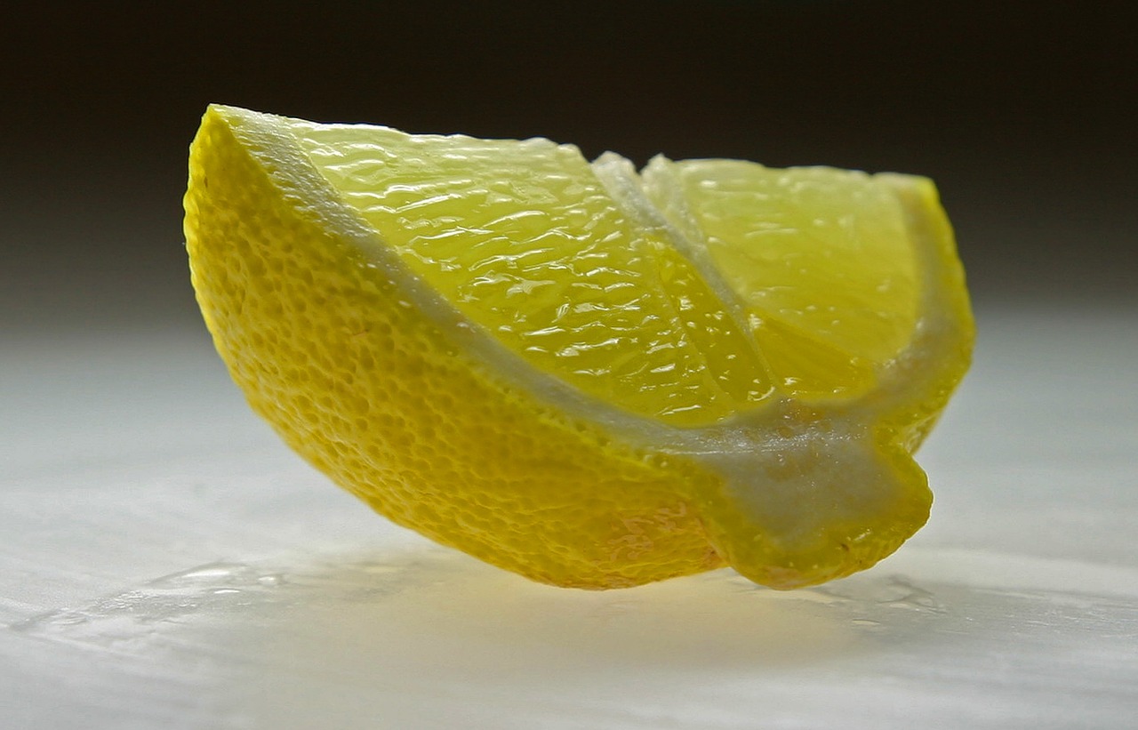 slice of lemon lemon sour free photo
