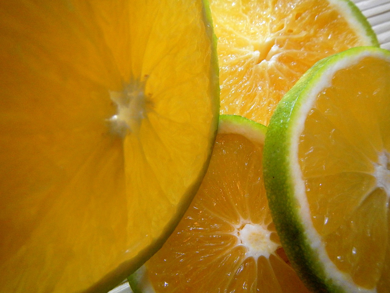 slices orange fruit free photo