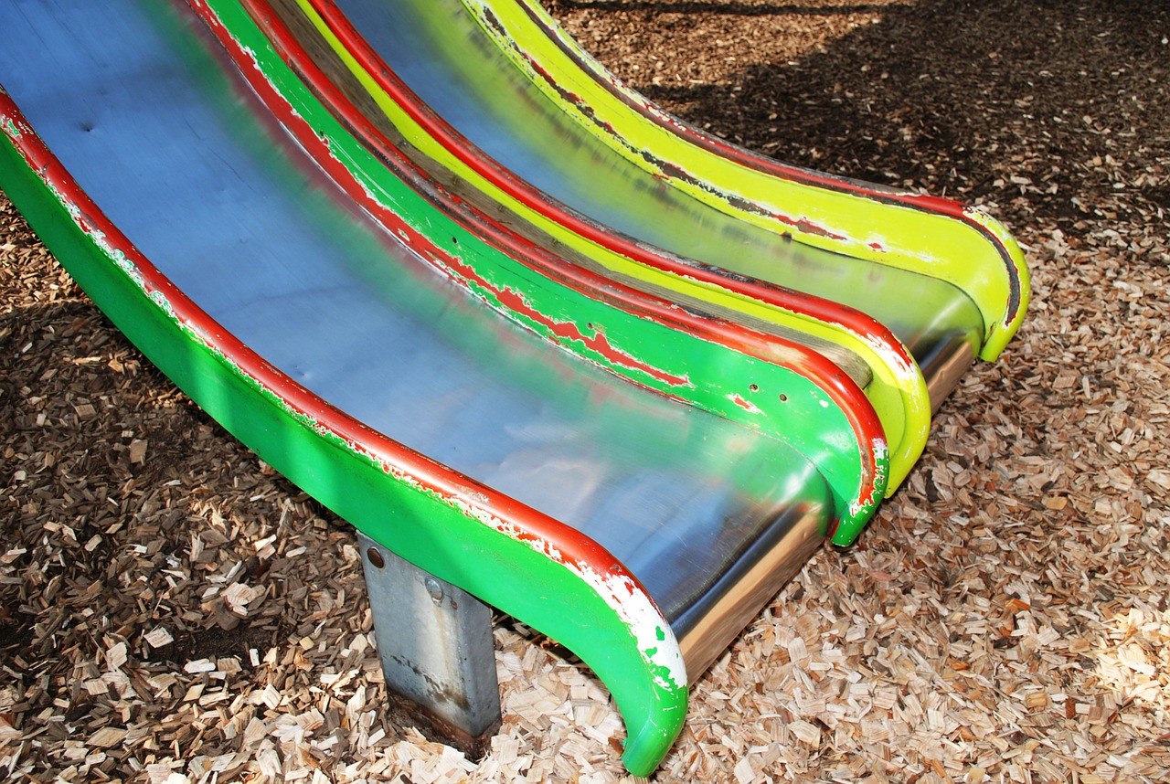 slide playground colorful free photo