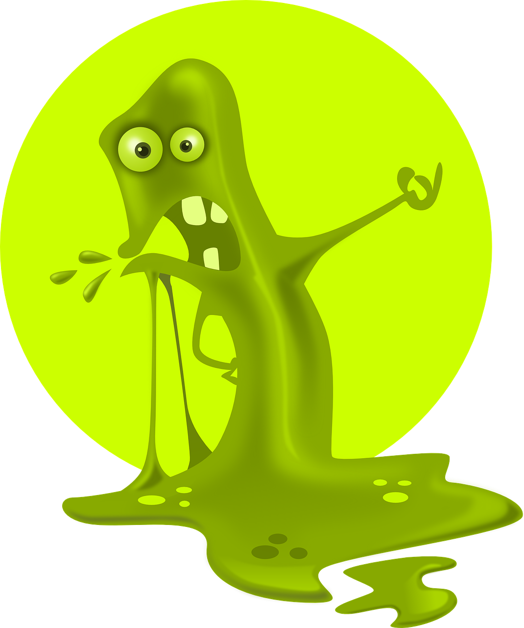 slime monster blob free photo