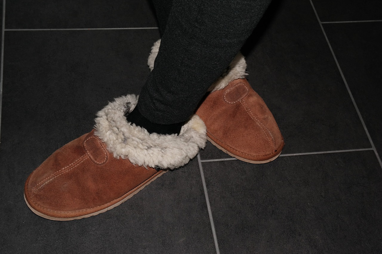 slippers twisted fur free photo