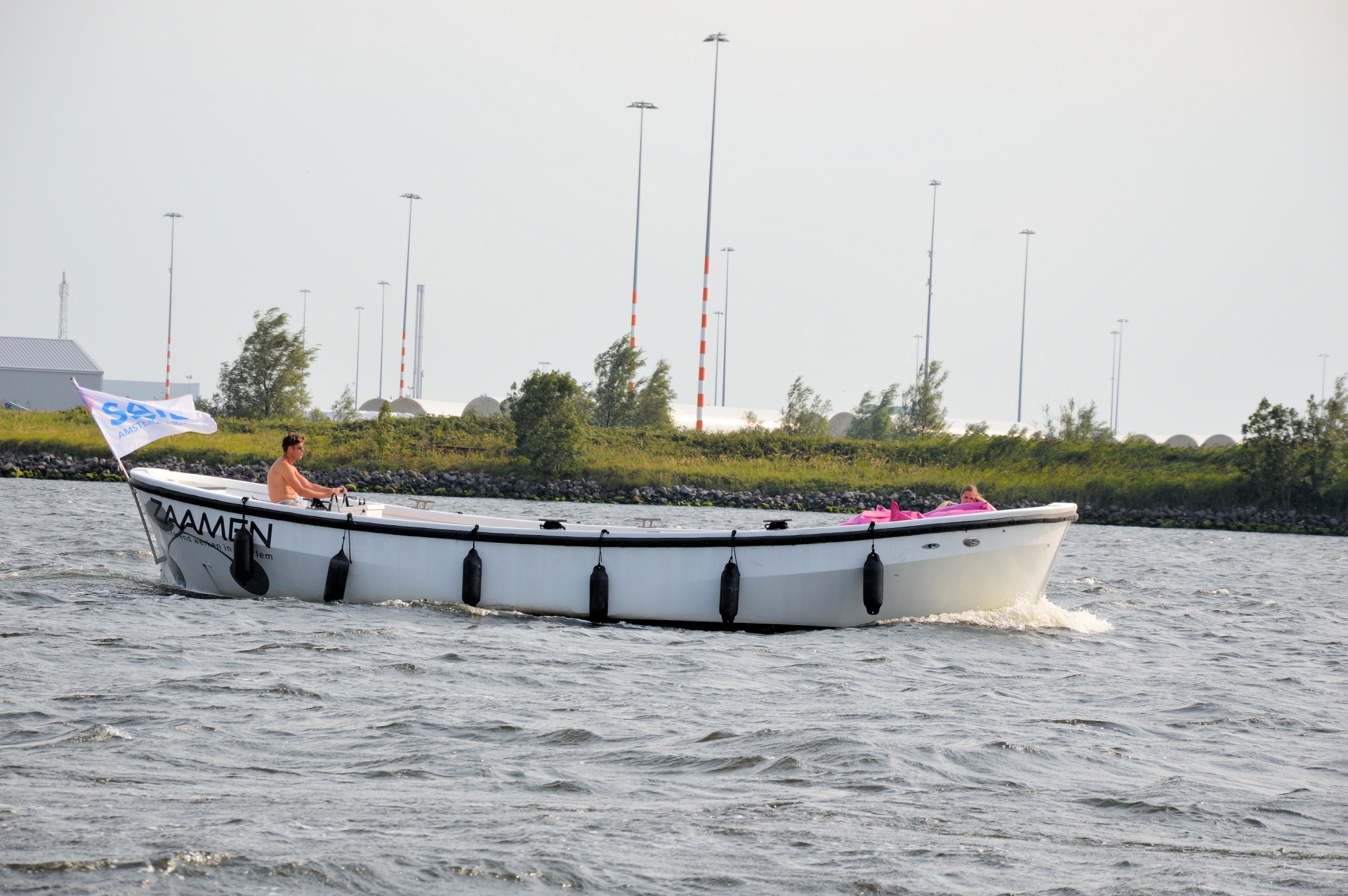 sloop boat speedboat free photo