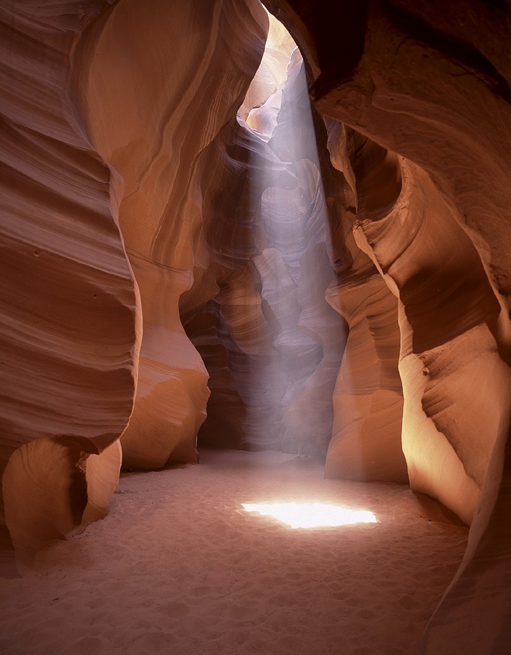 slot canyon sandstone light free photo