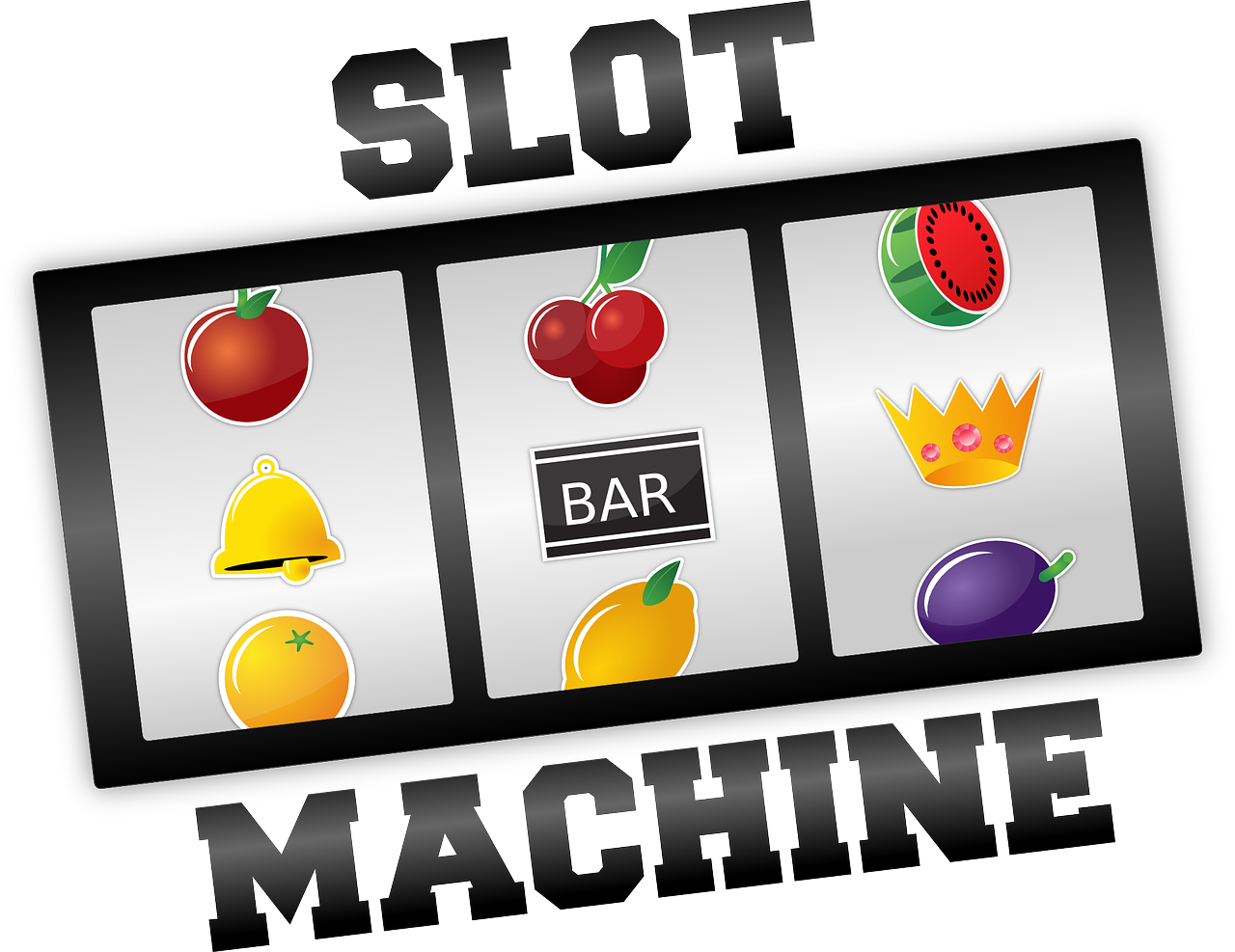 slot machine casino fruits free photo
