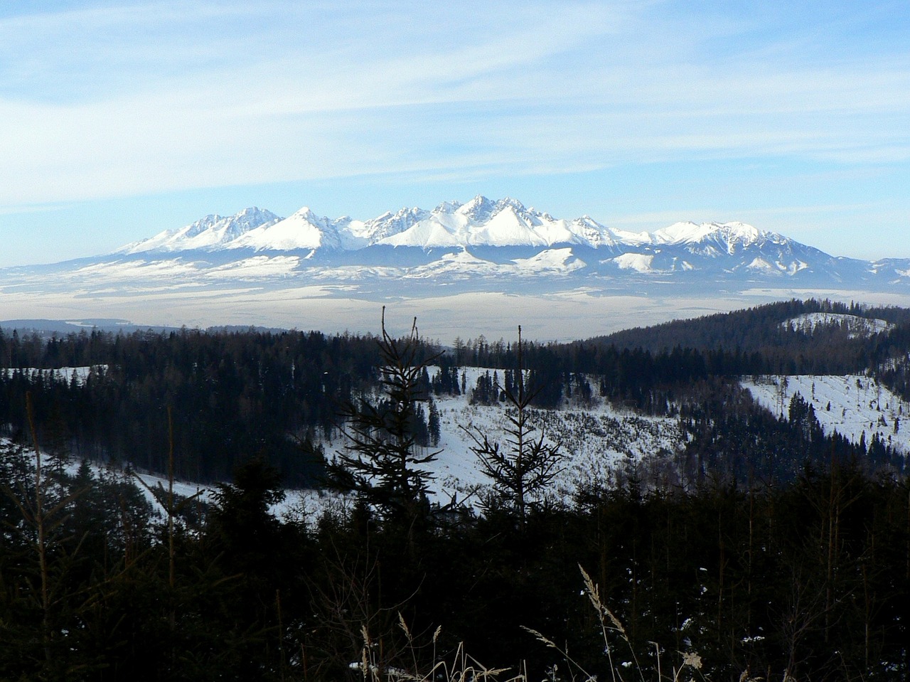 slovakia vysoké tatry winter free photo