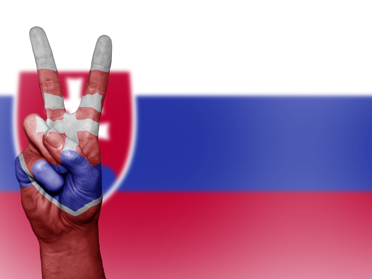 slovakia peace flag free photo