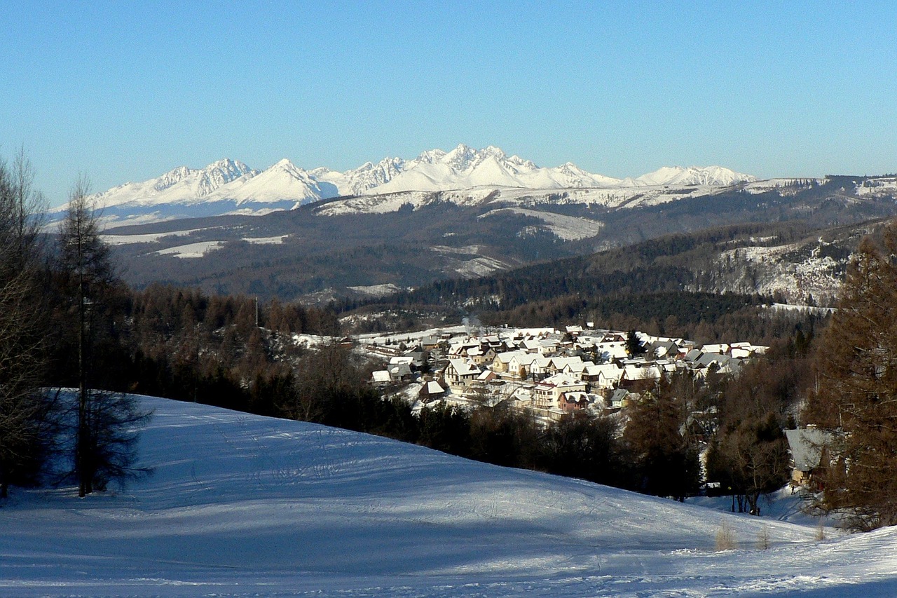 slovakia vysoké tatry winter free photo