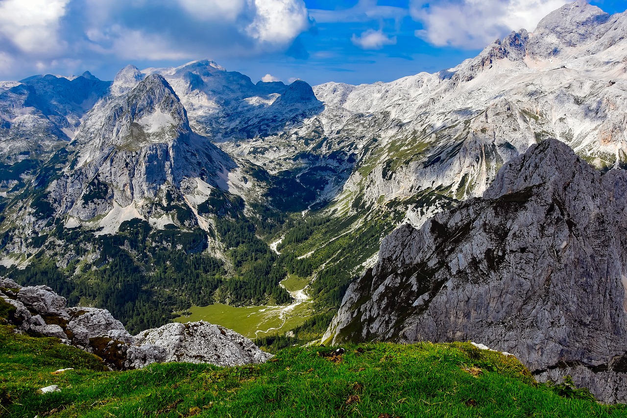 slovenia mountains valley free photo