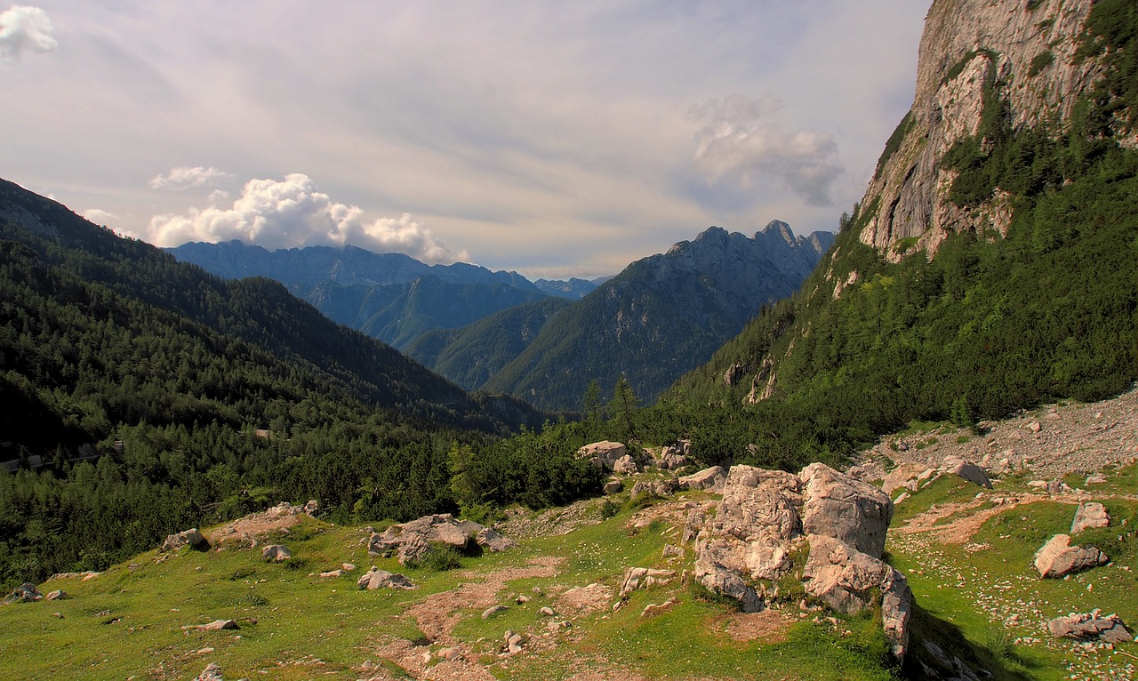 slovenia pass mountains free photo