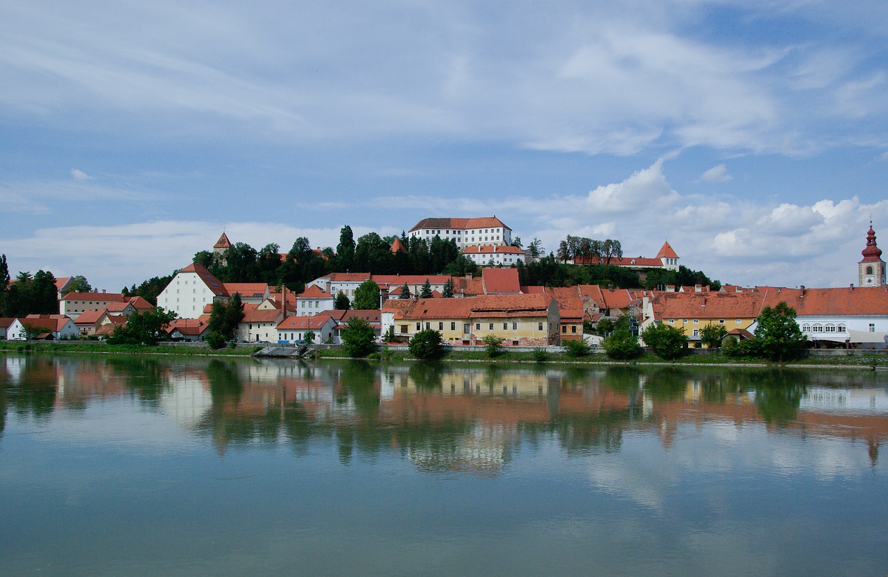 slovenia ptuj lake free photo