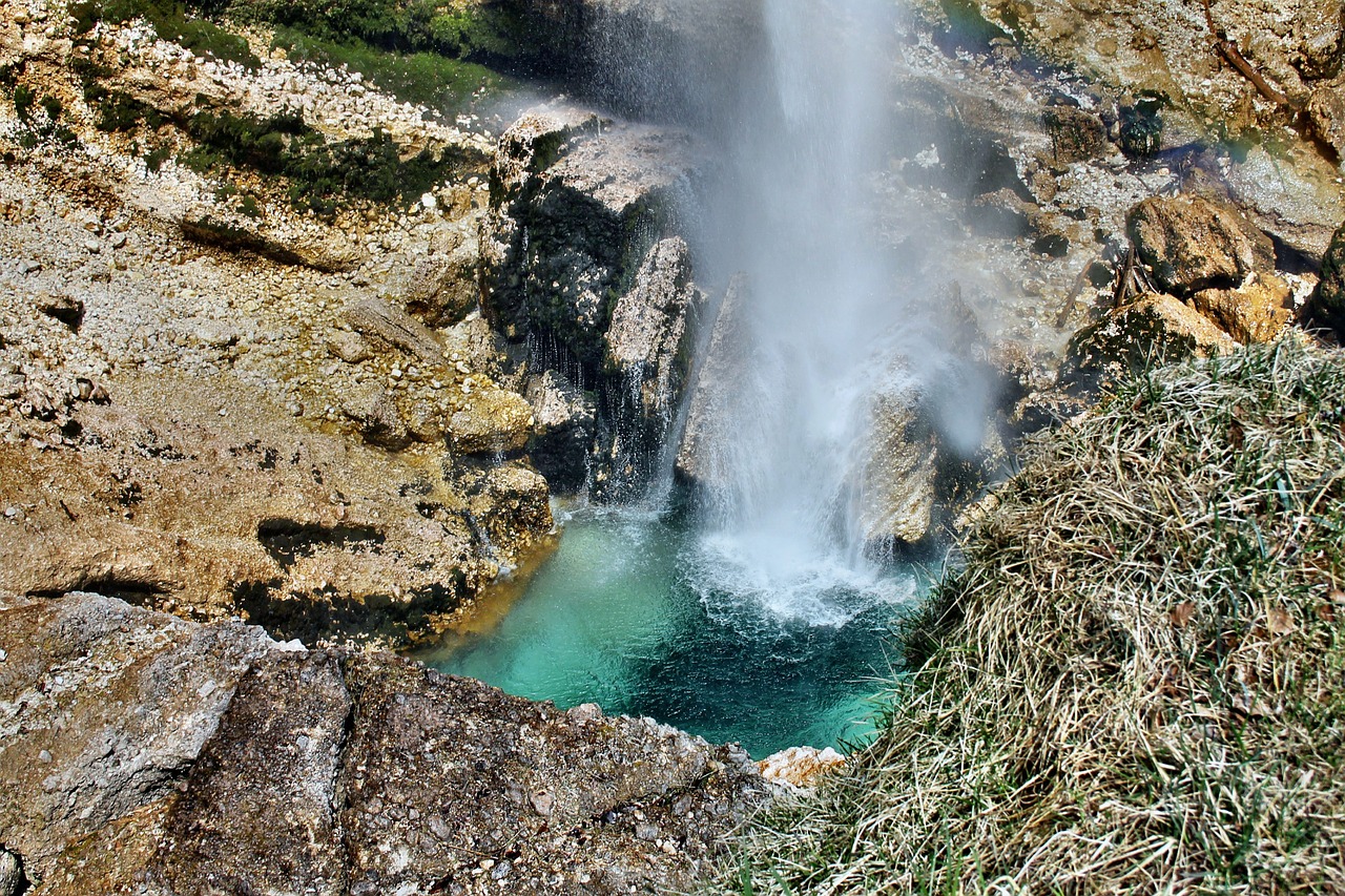 slovenia nature waterfall free photo