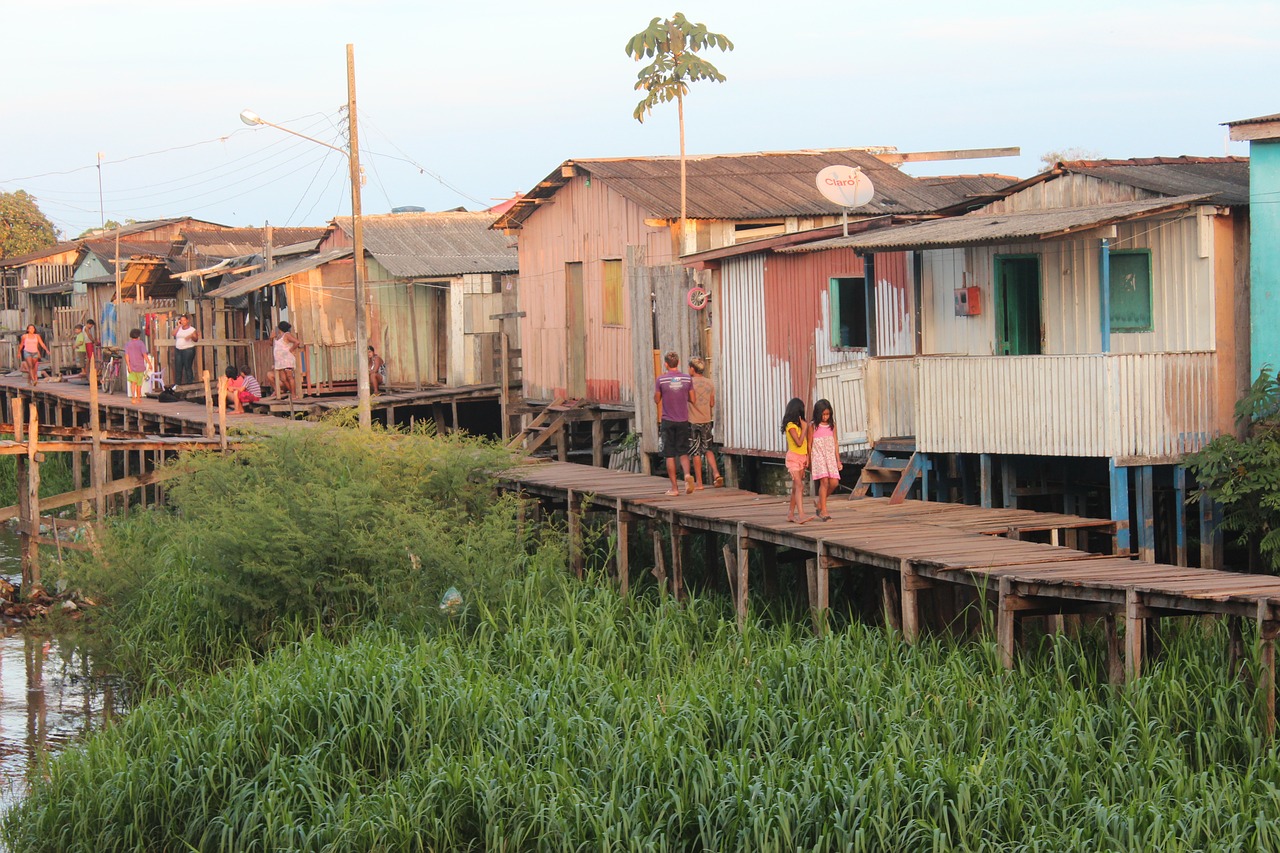 slum houses  para  amazonas free photo