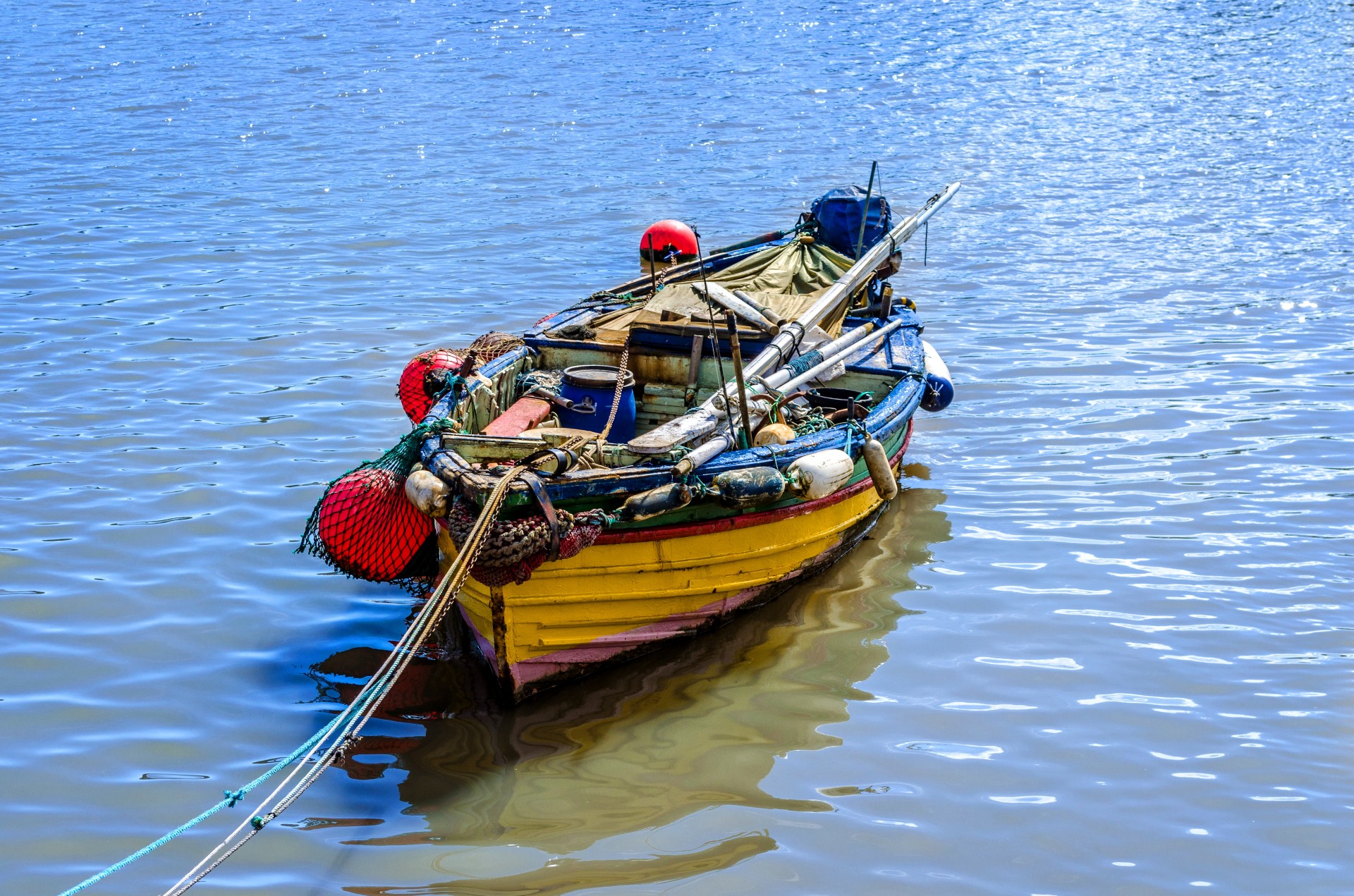 Download free photo of Fishing,fishing equipment,fishing net,rope,fishing  industry - from
