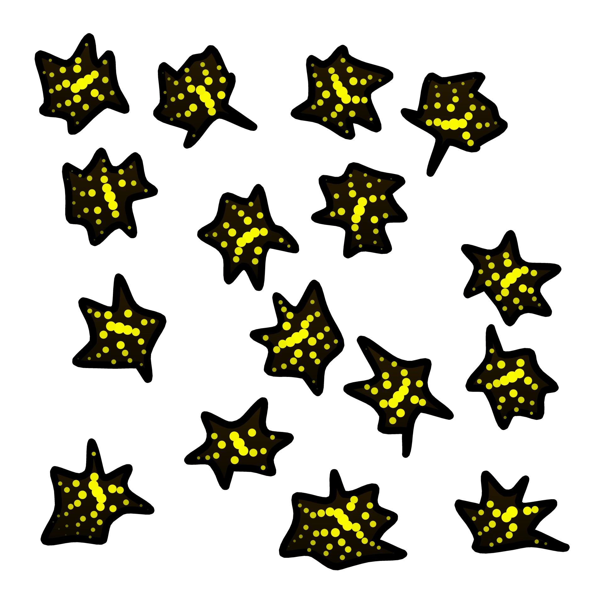 small stars drawing free photo