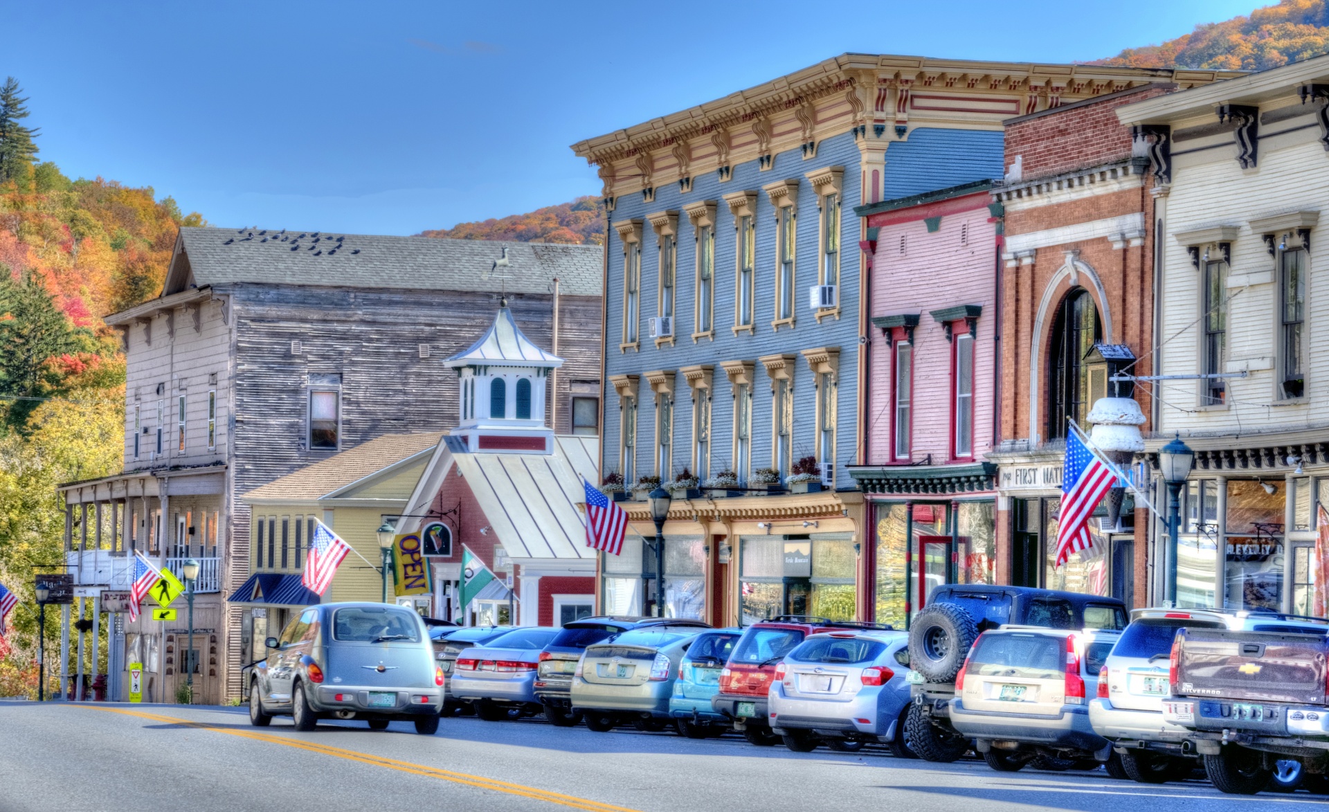 small town town historic free photo