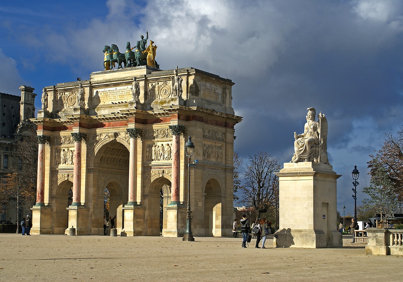 small triumphal arch napoleon history free photo