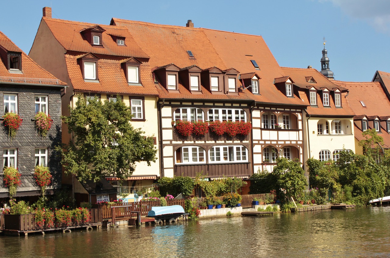 small venice bamberg river landscape free photo