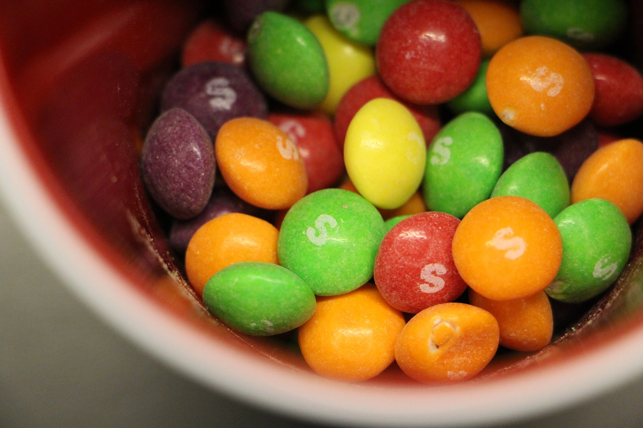smarties candy colorful free photo