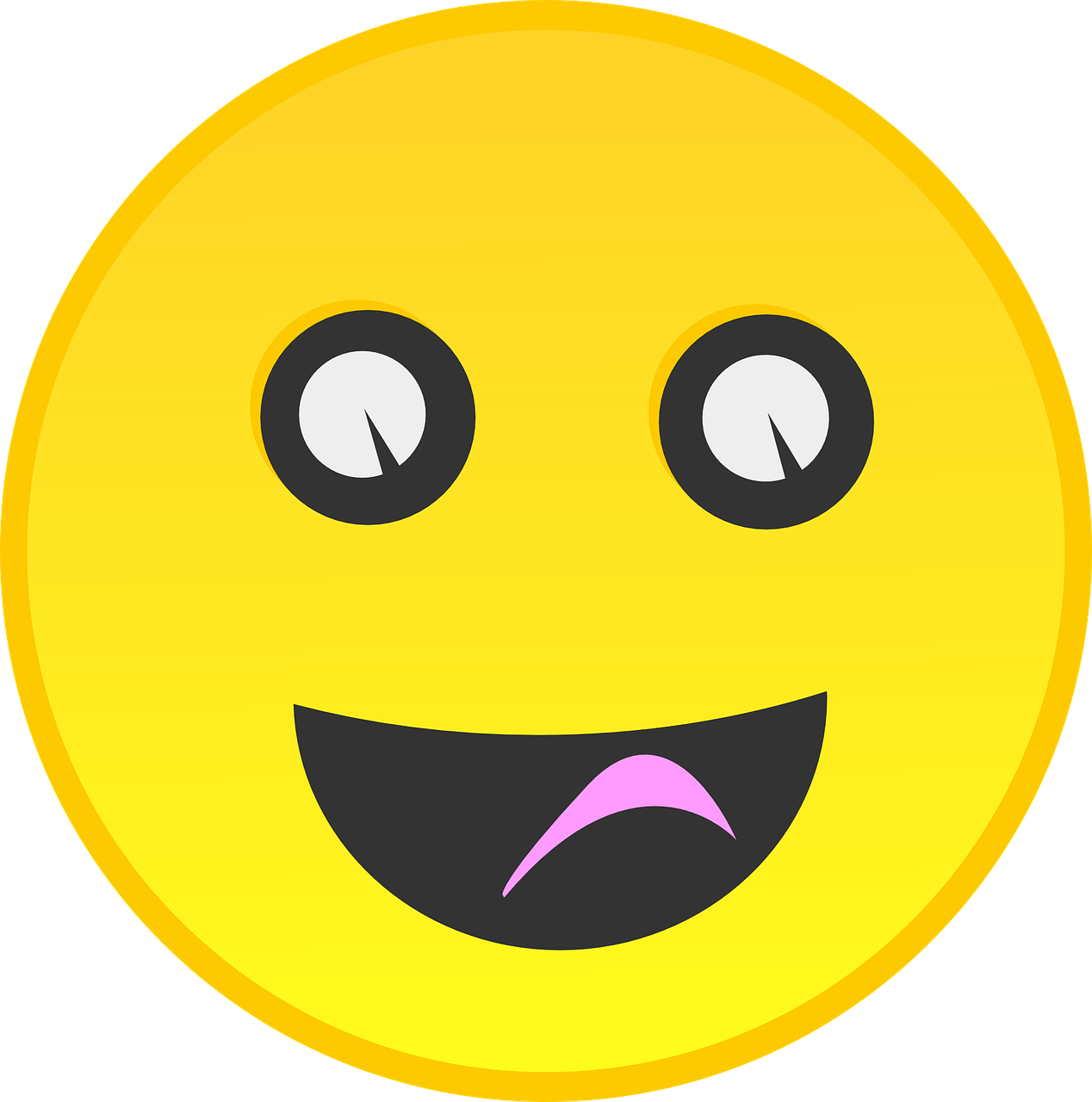smiley yellow laughing free photo