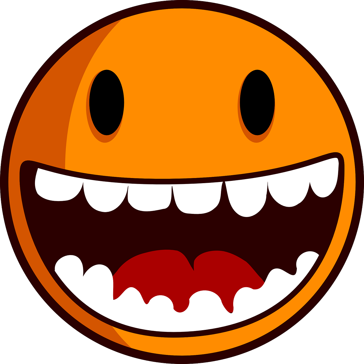smiley laughing face free photo