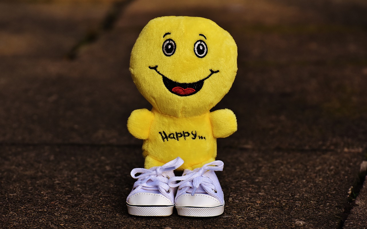 smiley laugh sneakers free photo