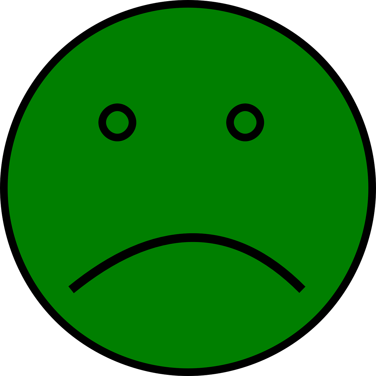 smiley frown sad free photo