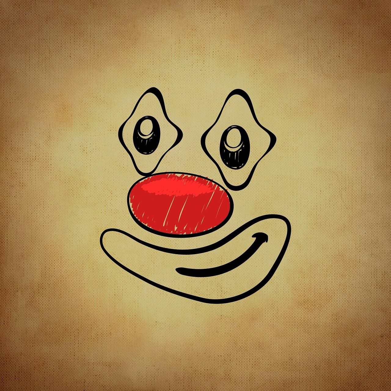 smiley emoticon clown free photo