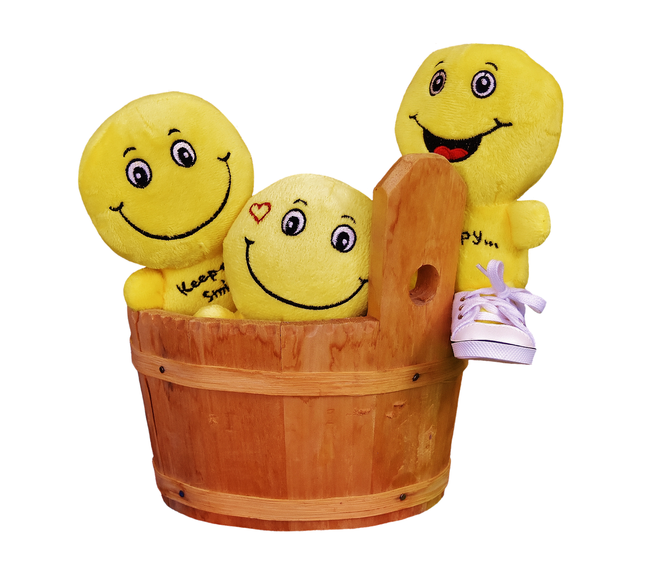 smilies funny wooden tub free photo