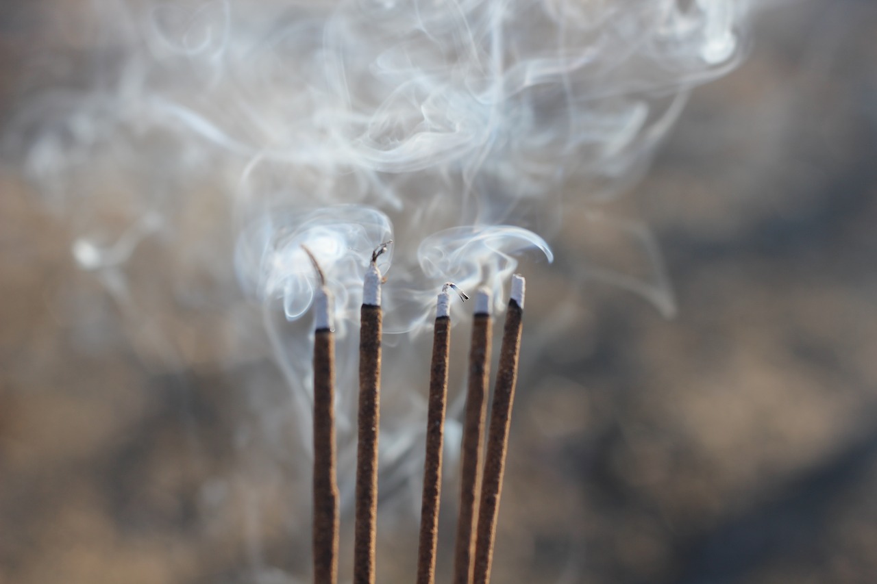 smoke blow incense free photo