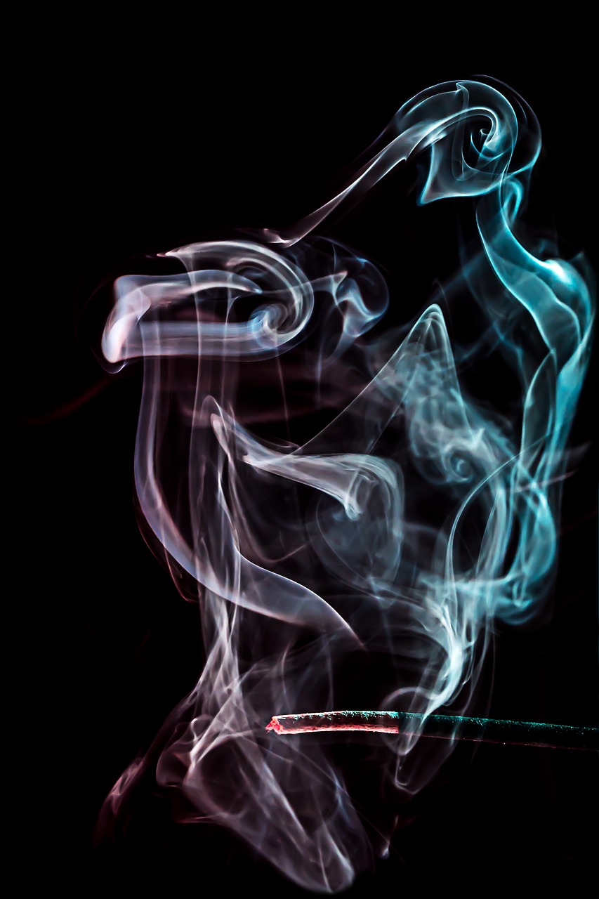 smoke light mood free photo