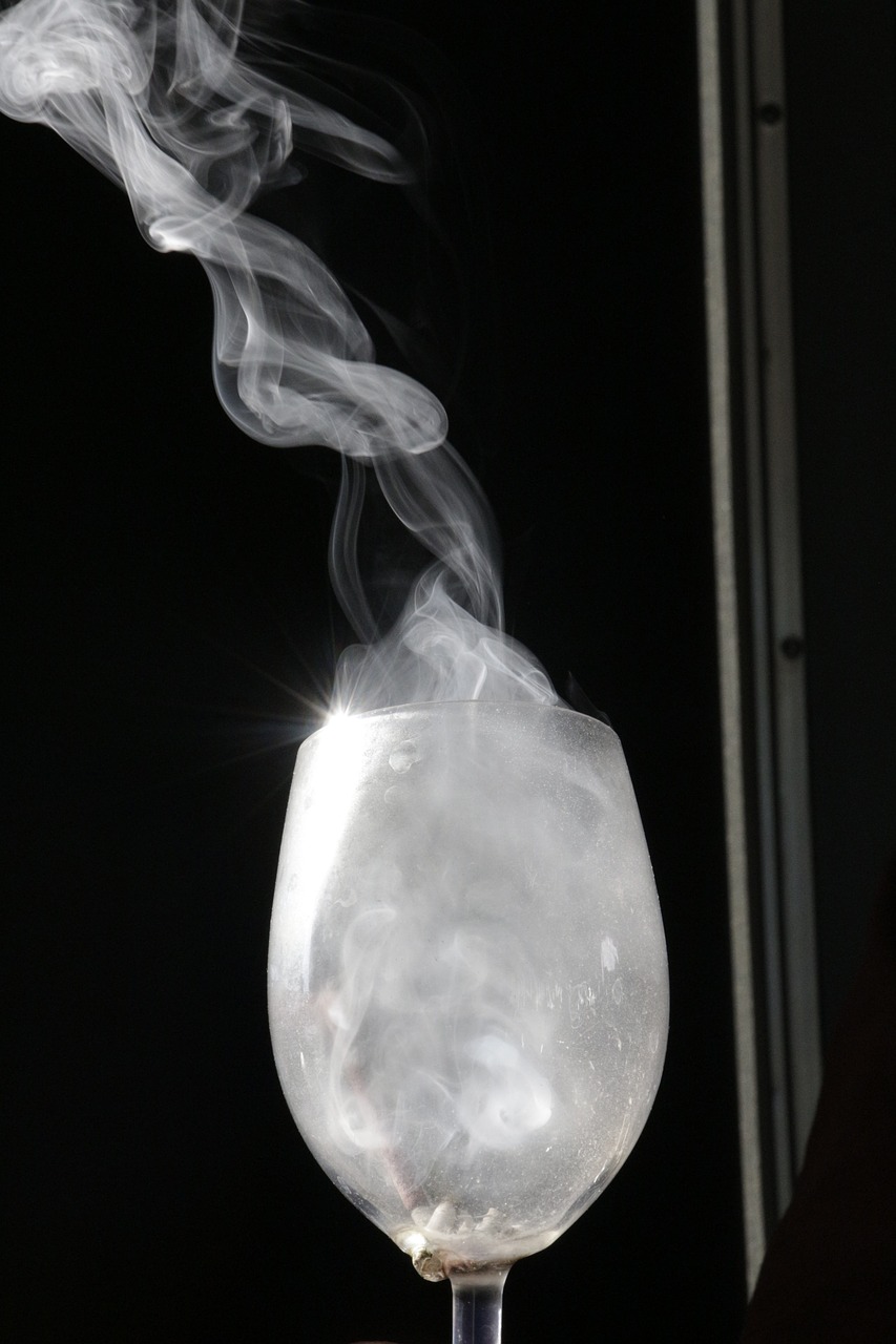 smoke glass lifestyle free photo