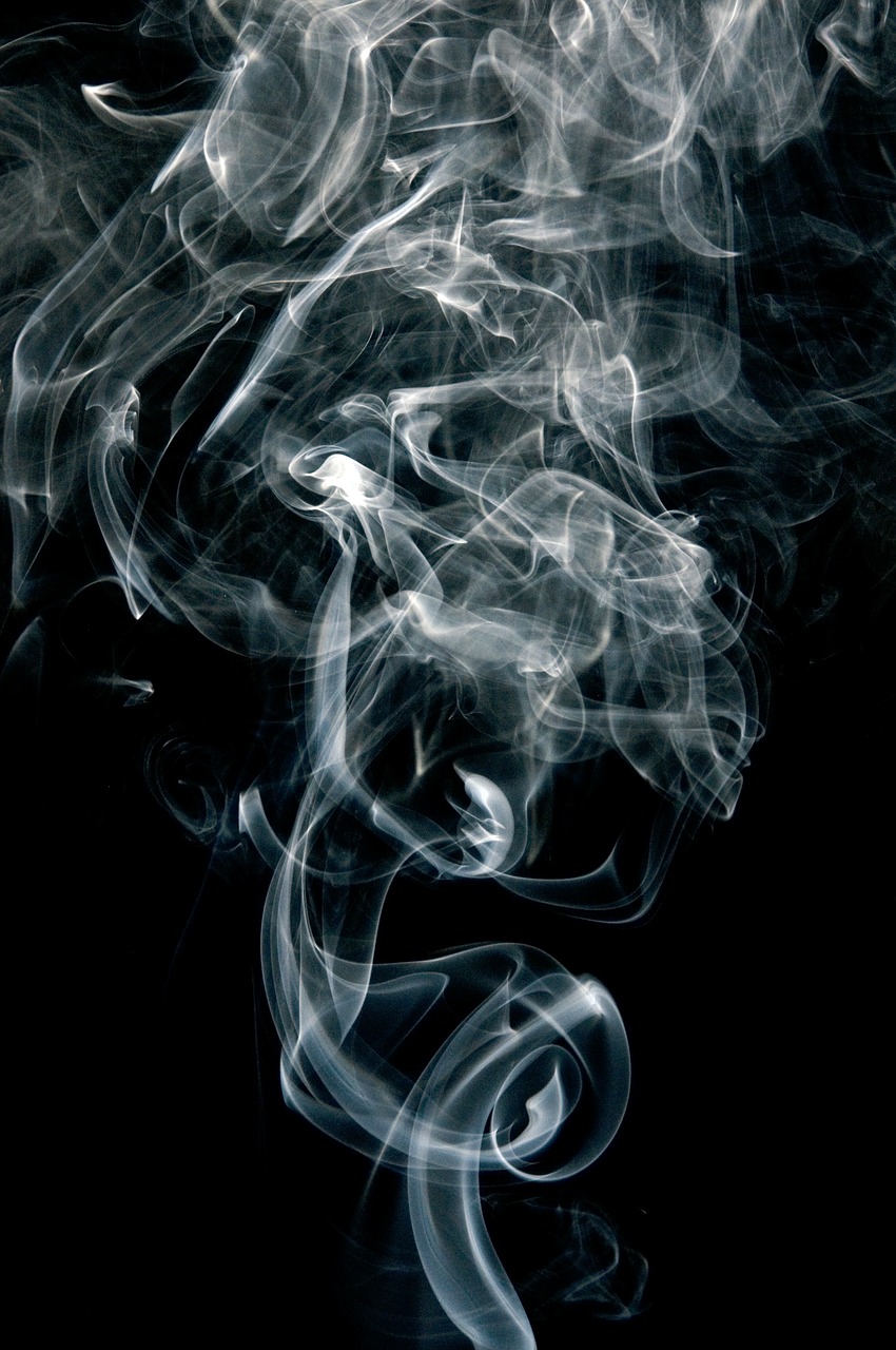 smoke fumes black free photo