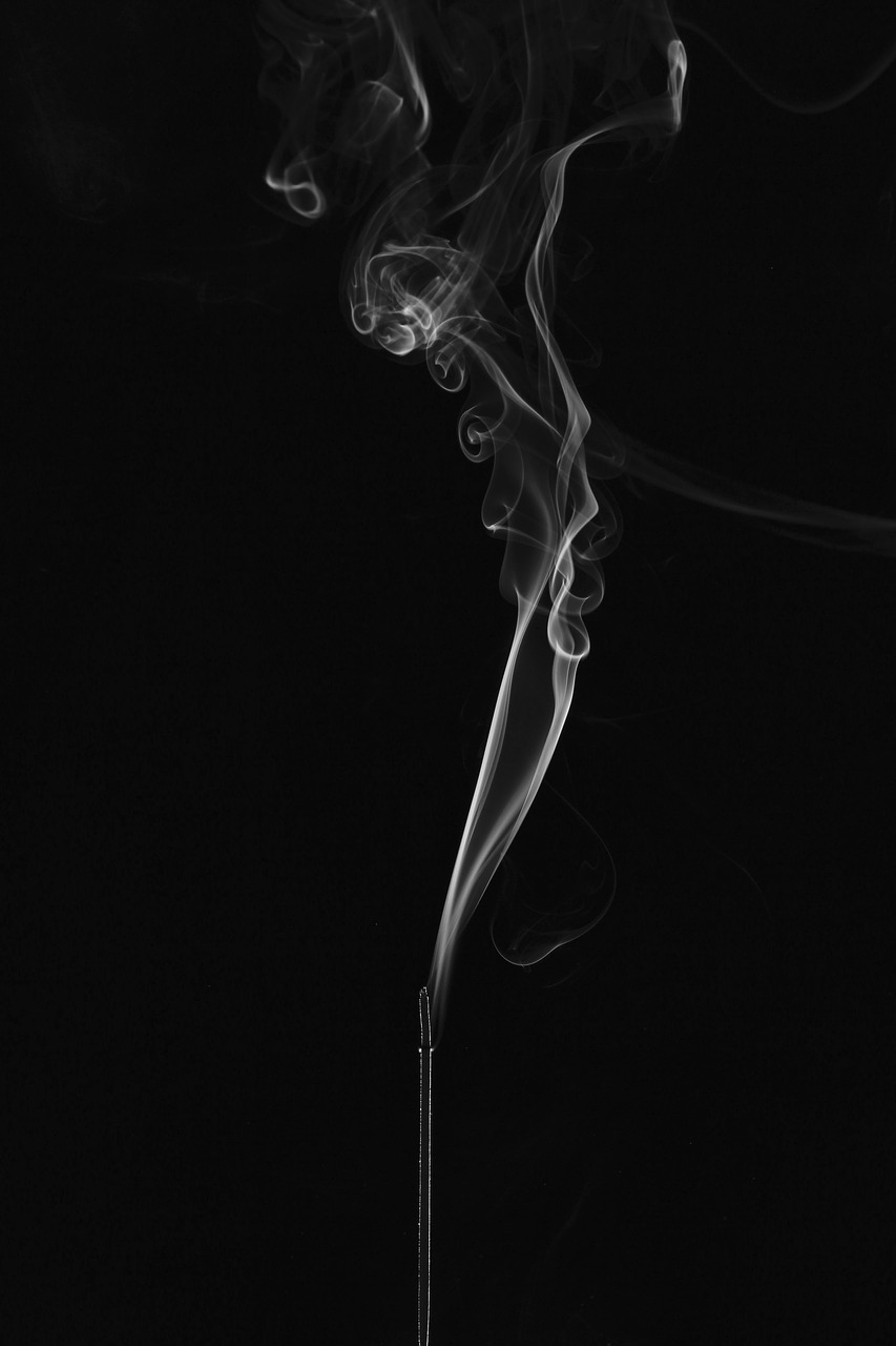 smoke incense smoking free photo