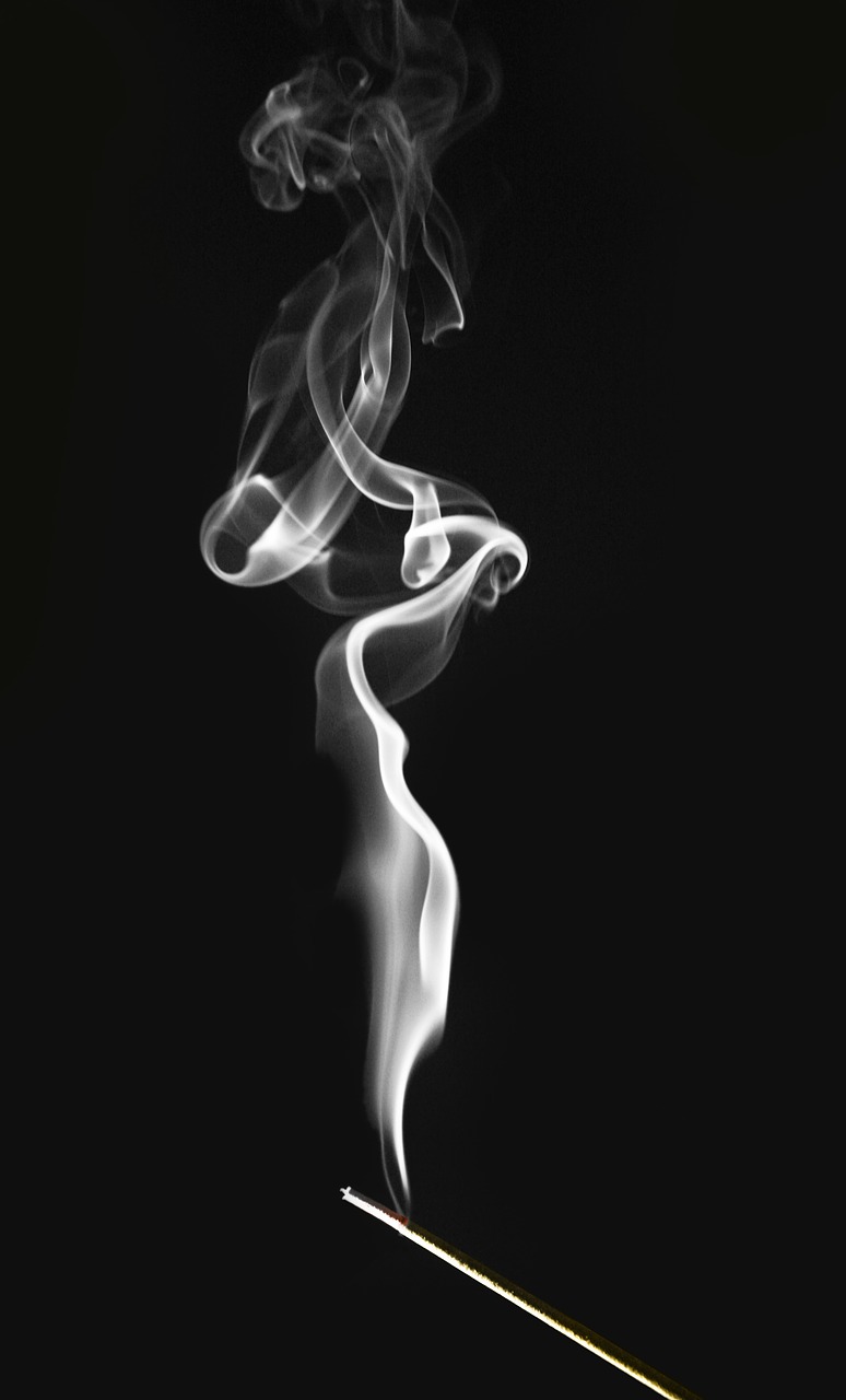 smoke incense spirals free photo