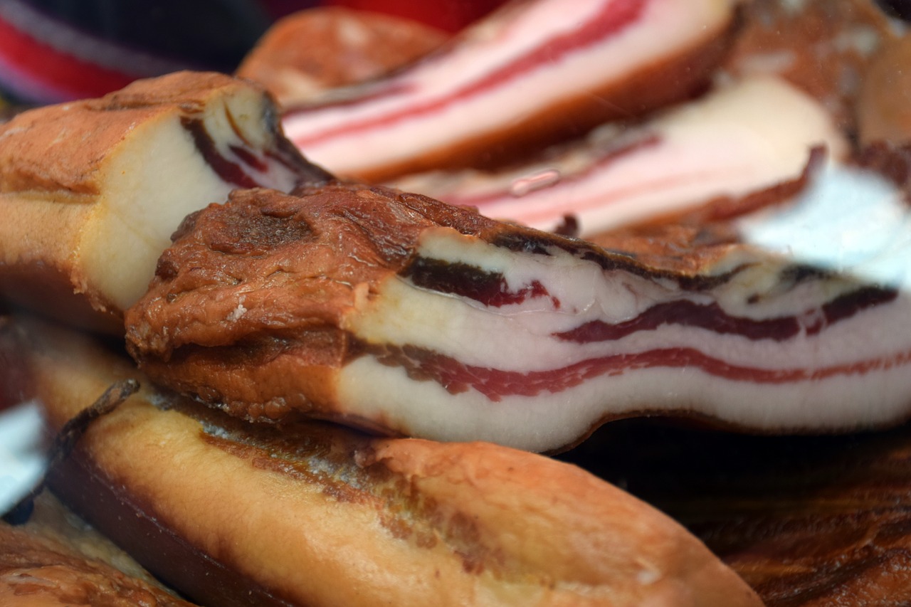 smoked bacon bacon meat free photo