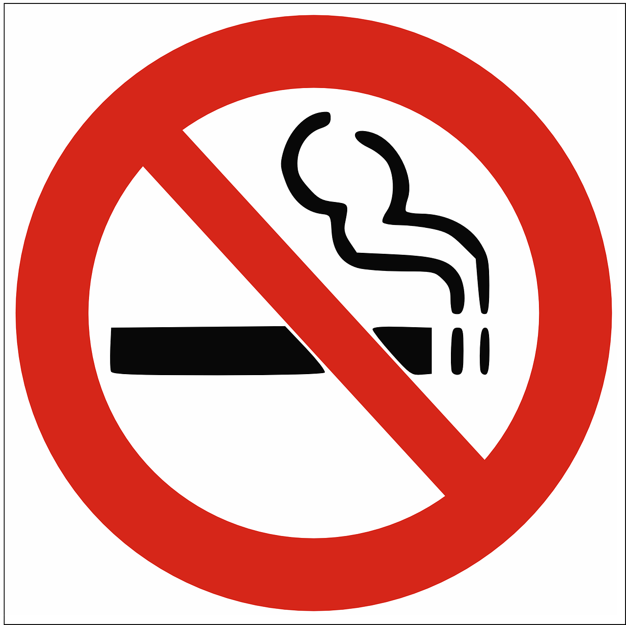 smoking forbidden sign free photo