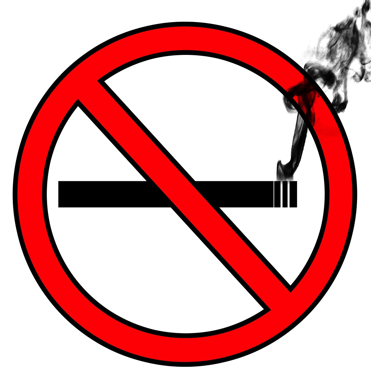 smoking ban shield cigarette free photo