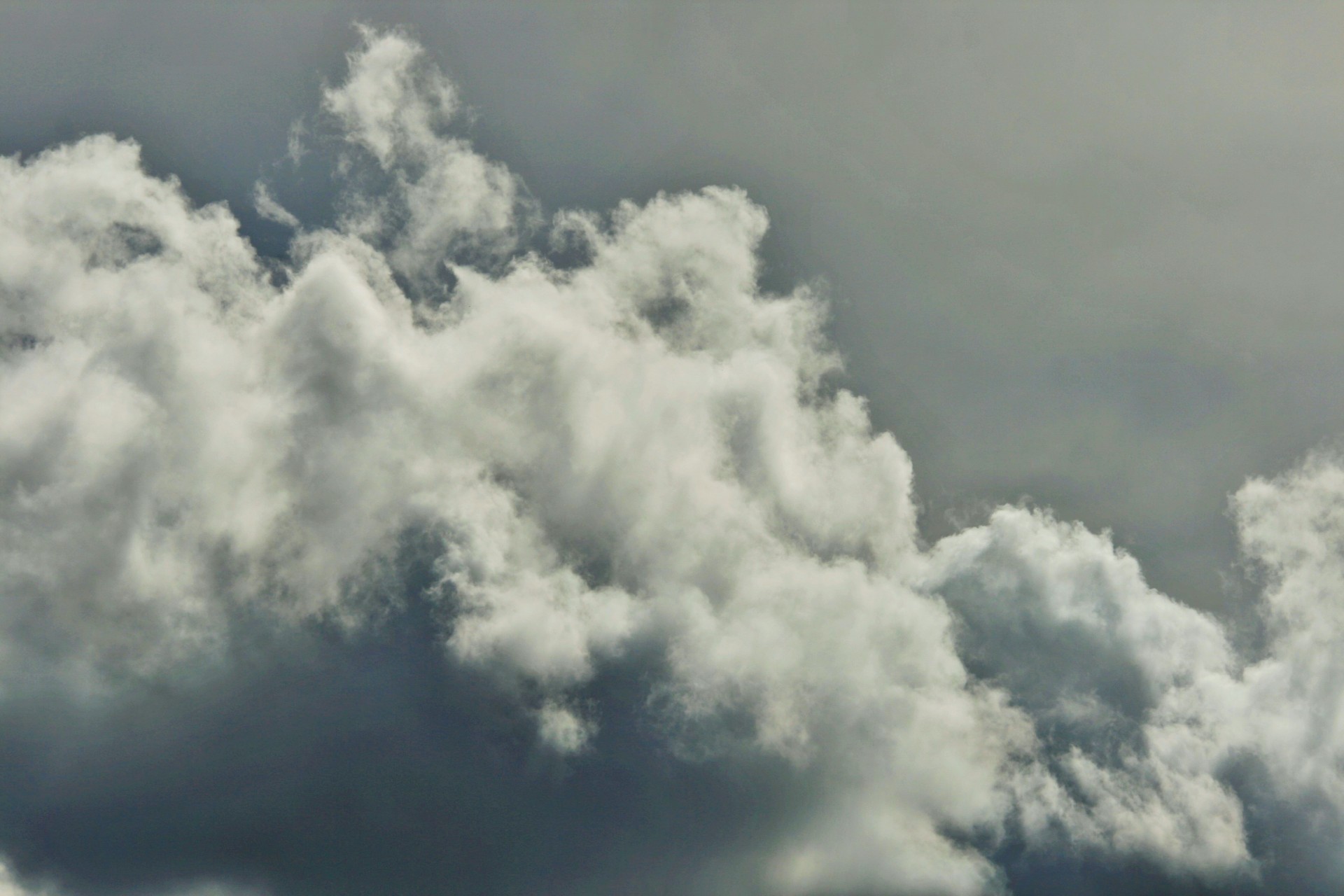 sky clouds white free photo