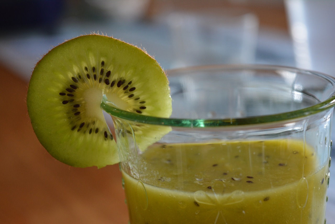 smoothie kiwi green free photo