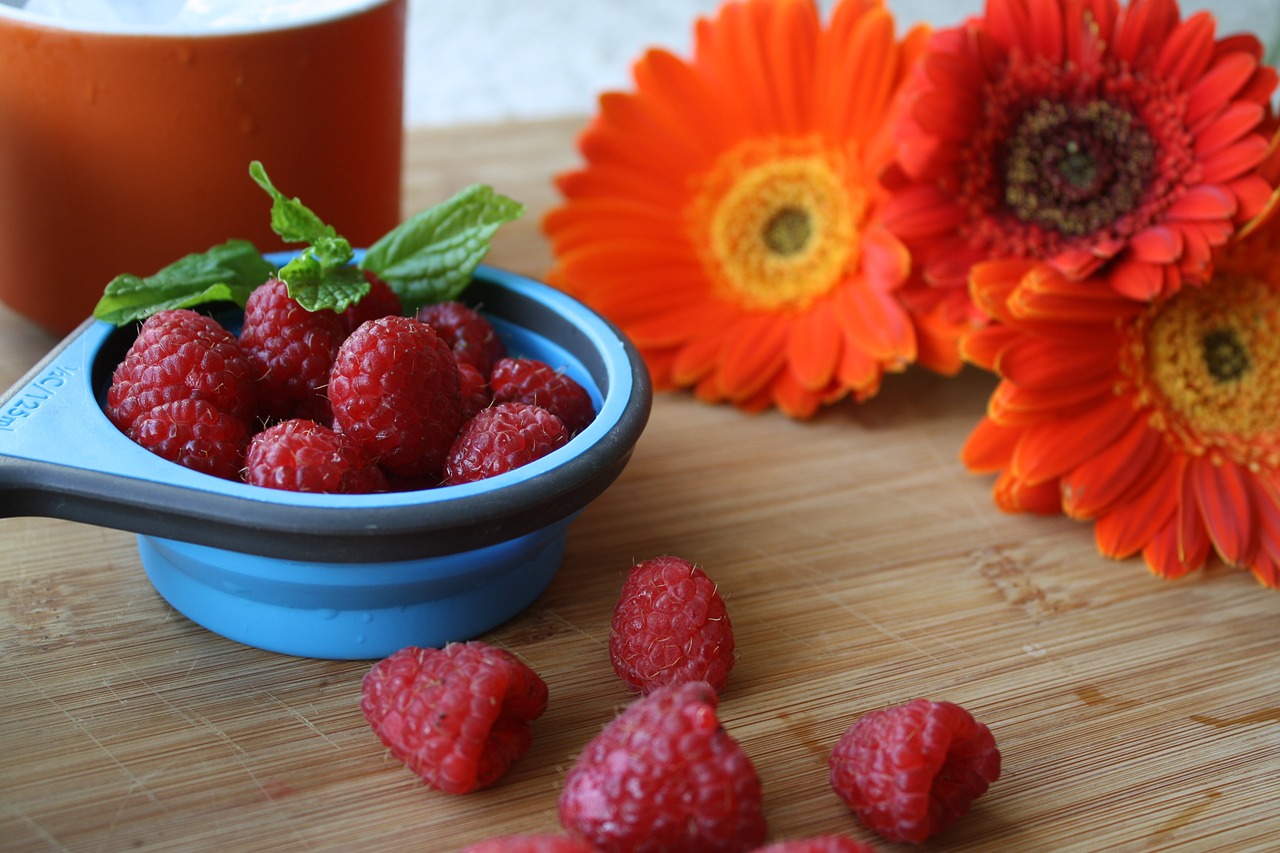 smoothie raspberry healthy free photo