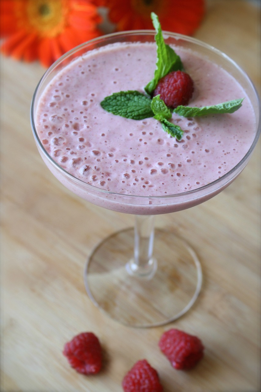 smoothie raspberry food free photo