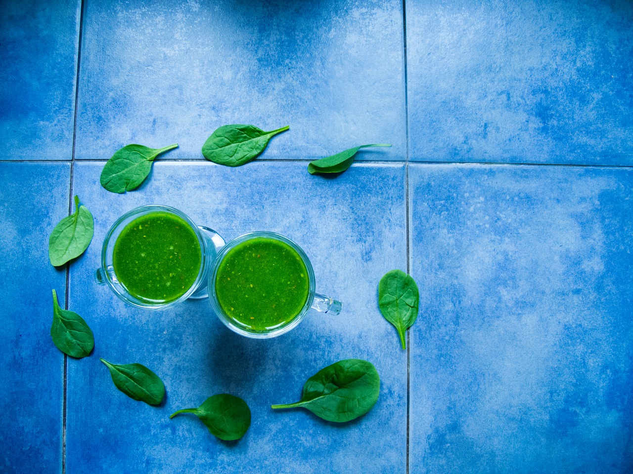 smoothie the drink spinach free photo