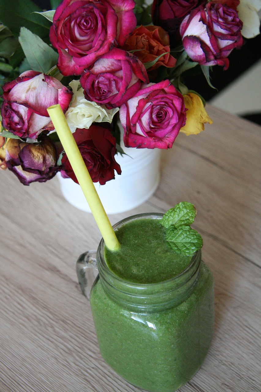 smoothie spinach fruit free photo